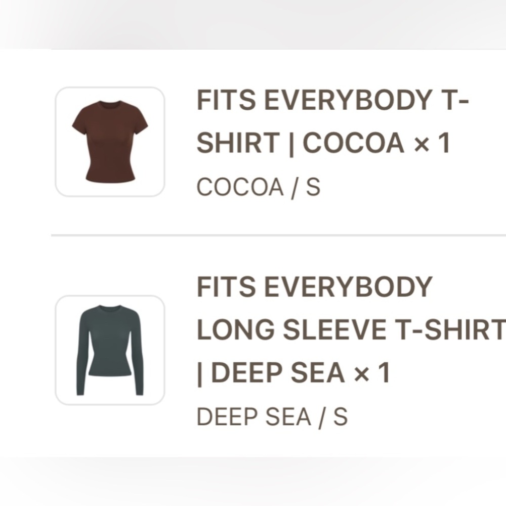 NWT skims tops bundle